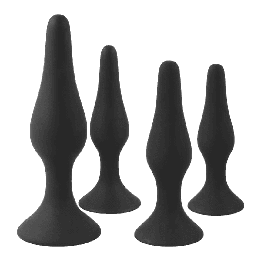 Flared Four-Plug Set — four-piece set, view 1
