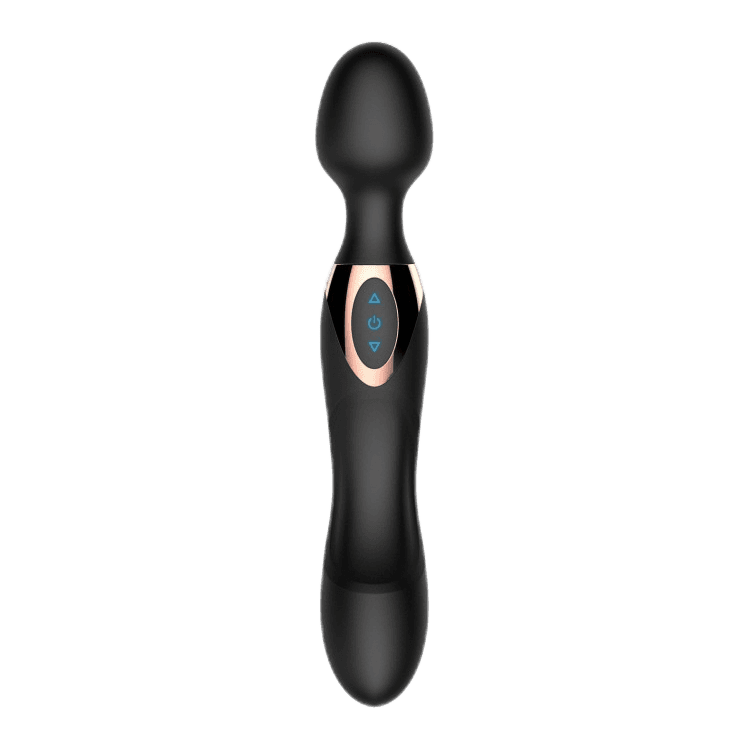 Gold-Collar Curved Wand — product view, view 1